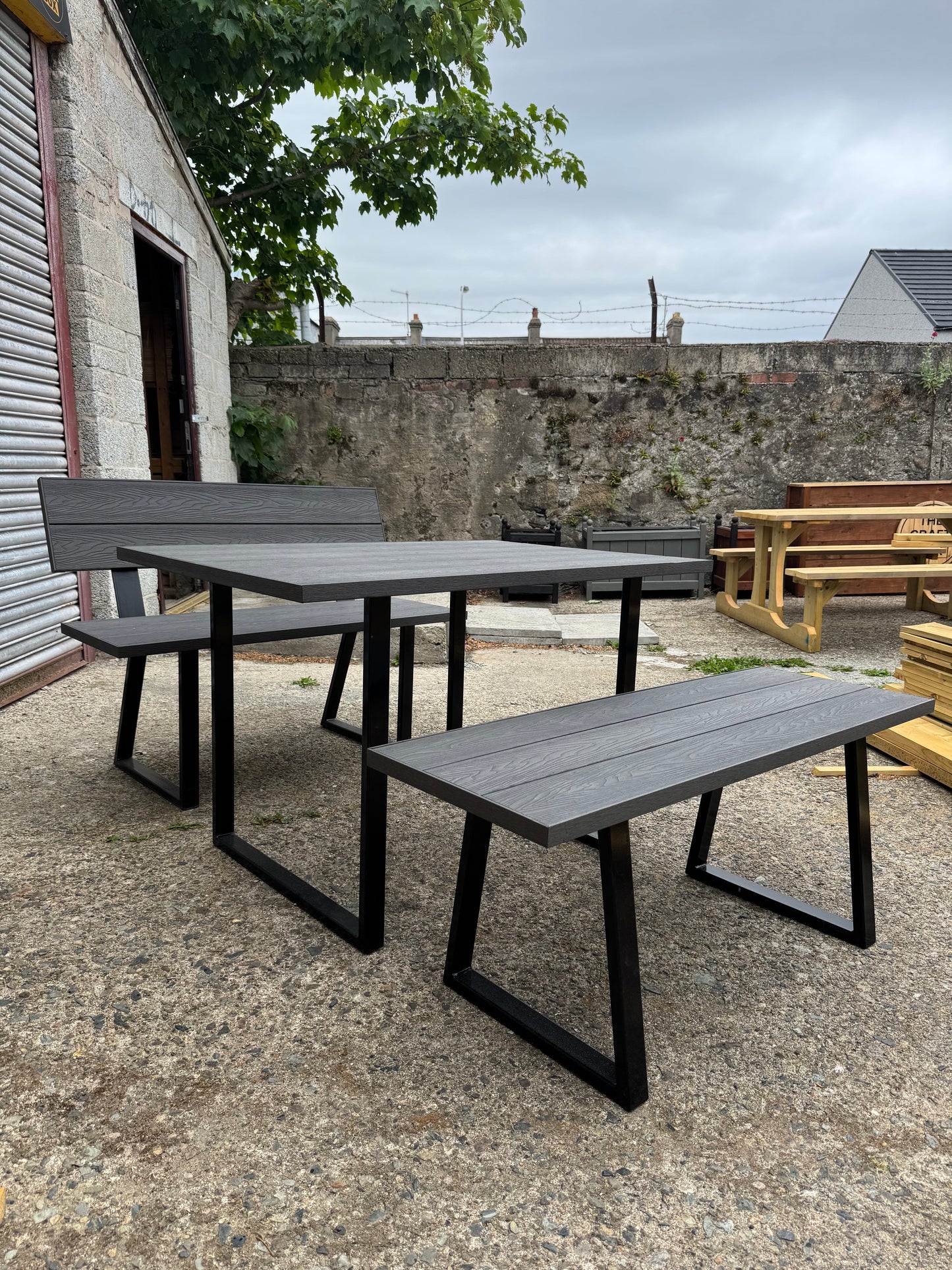 Composite Outdoor Seating Dining Set | All Weather & Heavy Duty