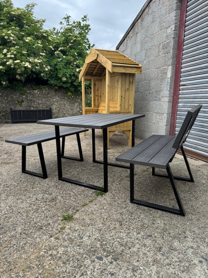 Composite Outdoor Seating Dining Set | All Weather & Heavy Duty