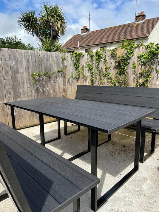 Composite Outdoor Seating Dining Set | All Weather & Heavy Duty